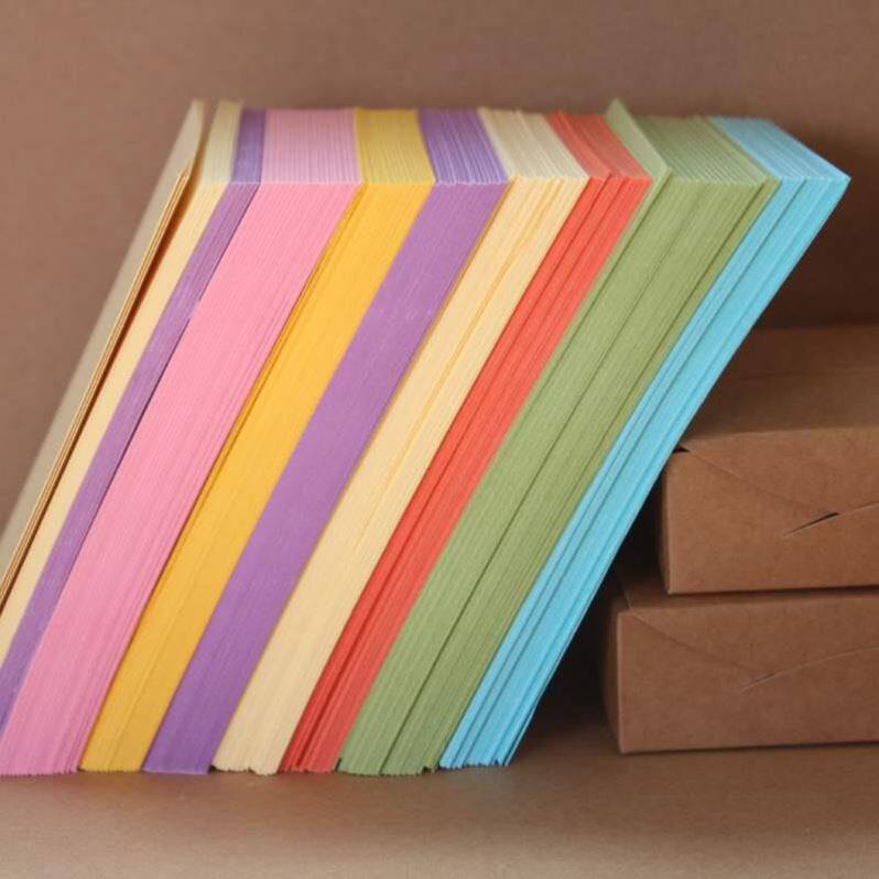 10pcs Lot Colorful DIY Blank Paper Postcards Note Cards Part