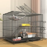 Новая клетка для кошек, вилла, трехэтажная супербольшая клетка для кошек свободного пространства, роскошный кошачий домик, питомник, лазалка для кошек, кошачье гнездо