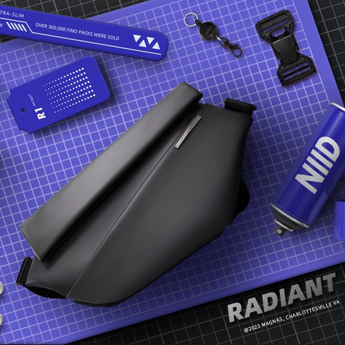 Niid Tide Brand Boys Boys Sag Sag, сумка для плеча мессенджера, мужская подарок, черный лейбл R1 Black Label