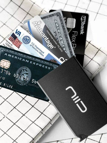 Металлический ультратонкий картхолдер для визитных карточек, анти-кража