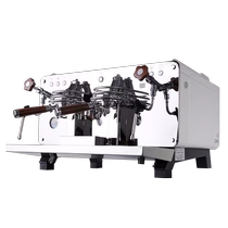 KAFFA REART semi-automatic single and double head espresso machine pre-soak E61 charging brewing head extraction seconds