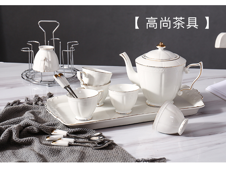 European water set yourself living room household glass cup ceramic cup with a cup of cold water kettle wedding gifts