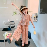 Девочки лето 2025 г. Новая модная детская одежда Детская дофамин в летних девочках Летняя одежда