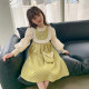 Girls dress suit 2023 spring and autumn new foreign style fashionable children's clothing children's skirt two-piece baby spring clothing