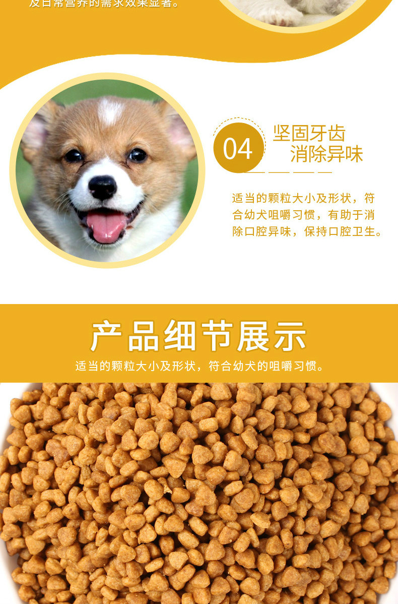 Thức ăn cho chó queer số lượng lớn 5 kg chó con Chó nhỏ và trung bình hơn Xiong Ke Fund Mao Teddy Law Satsuma General 2,5kg - Gói Singular royal canin cho mèo con