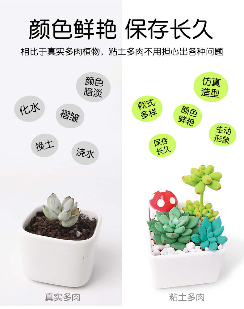 Đồ chơi Mr. Children siêu nhẹ đất sét tự làm thịt đất sét màu chậu đất sét nhựa trẻ em gói vật liệu thủ công - Đất sét màu / đất sét / polymer đất sét, đồ chơi stem