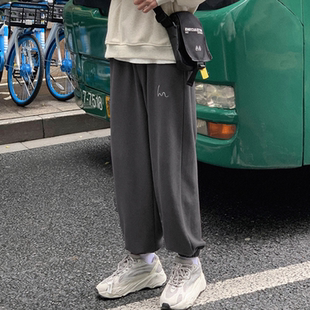行更远 宽松束脚卫裤