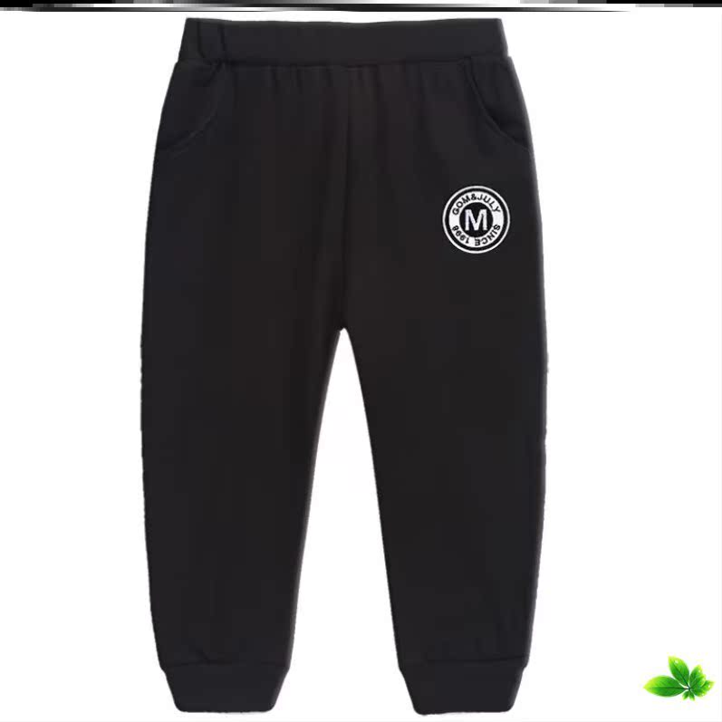 Trẻ em quần bảy điểm quần bé trai xu hướng thời trang childrens sweatpants mens đặt cộng với chất béo siêu lửa tăng đàn hồi mã.