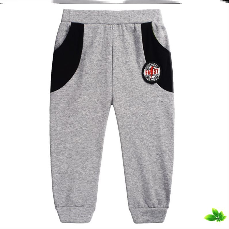 Trẻ em quần bảy điểm quần bé trai xu hướng thời trang childrens sweatpants mens đặt cộng với chất béo siêu lửa tăng đàn hồi mã.