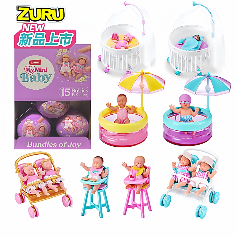 Zuru Baby Ball Generation 1 and 2 Baby Ball Mini Silicone Doll Miniature Scene Blind Box Toy for Girls Zuru Baby Ball Generation 1 and 2 Baby Ball Mini Silicone Doll Miniature Scene Blind Box Toy for Girls