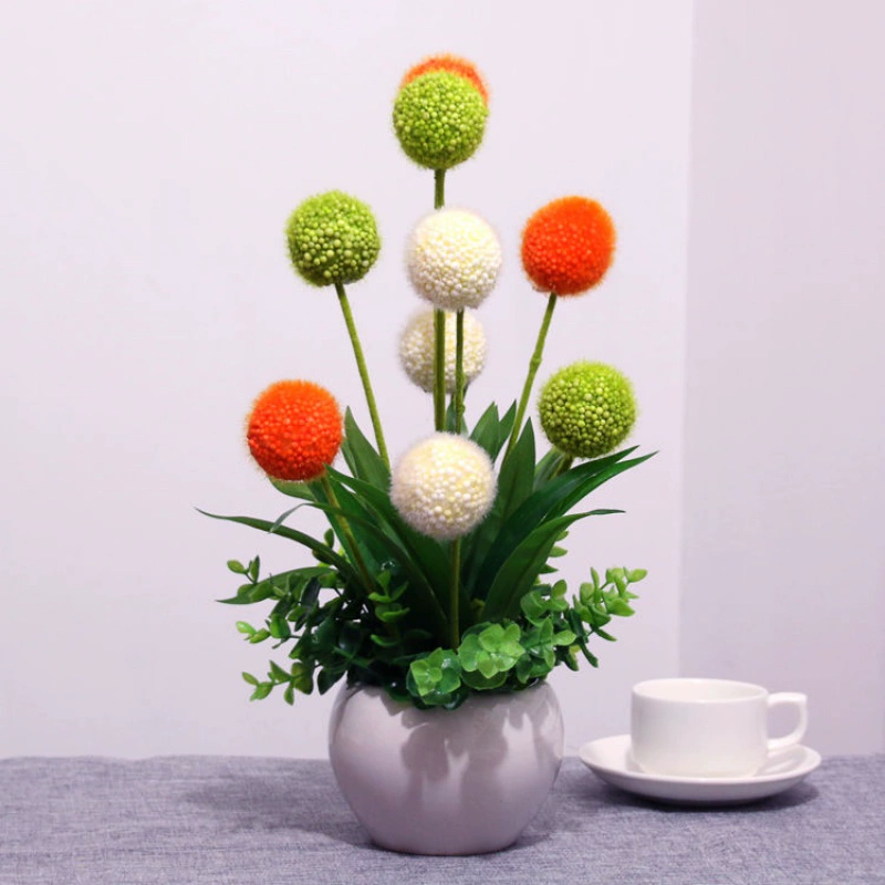 Hoa nhân tạo phòng khách bàn ăn nội thất hoa trang trí hoa mẫu đơn chậu hoa giả lụa hoa nhà TV tủ trang trí trang trí - Hoa nhân tạo / Cây / Trái cây