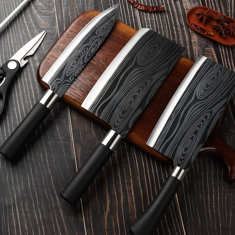 Yangjiang Kitchen Knife Home Super Quick Sharp Stainless Steel Kitchen Slicing Knife Kitchen Light Cutting Knife free from grinding cutter set