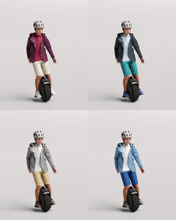 图片[25]-C4D欧美儿童FBX小孩STL人物角色OBJ妇女三维模型Blender素材Maya-cg男孩