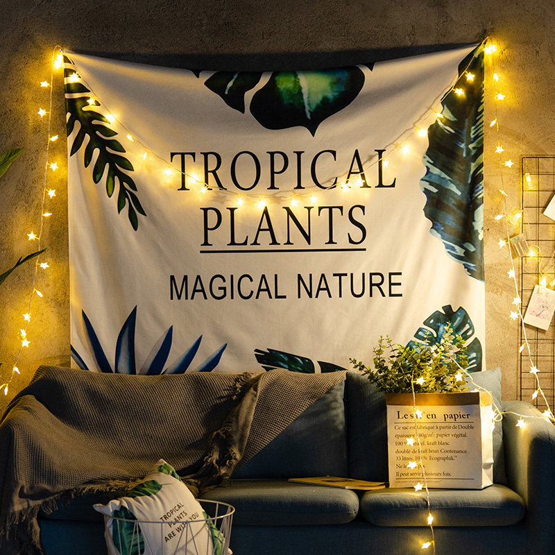 在布维岛怎么购买背景布ins风挂布挂毯抖音主播卧室宿舍房间改造布置床头装饰墙布 Herobuy淘宝集运