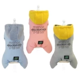 Утолщенное зимнее хлопковое пальто интернет-знаменитость щенка для собачьей одежды четвероногой Тедди Бишон Медведь Шнаузер Дождь осень и зимняя одежда маленькая собака df