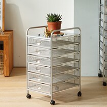 Bathroom newspaper cabinet children drawer hand push materials home cart fashion place four-story cutlery box Cup