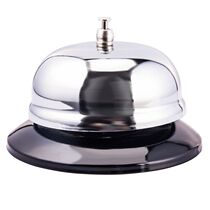Stainless steel large hand press kitchen Bell Game Bell competition hand bell order meal Bell table hotel supplies dish School