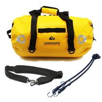 LONGHIKER motorcycle tail bag waterproof cross bag helmet backpack net bag motorcycle travel luggage back seat bag