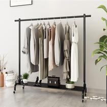 European clothes drying rack in the bedroom household indoor sunbeam rack hanging clothes to dry quilt dormitory belt wheel