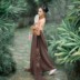 Slanttang Yizhuang gốc nếu không hề hấn gì Han quần áo nữ cặp eo-cao-ngực thêu váy gió của Trung Quốc mùa xuân hè váy hàng ngày 