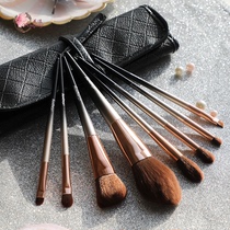 Flower Yang Liusha 8 makeup brush set Loose powder brush Blush high-gloss eye shadow brush Eyebrow lip brush Ultra-soft send storage bag