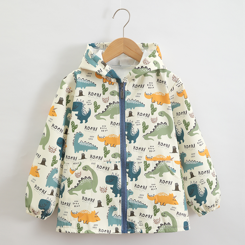 Positive dressing coat, children's smock, autumn and winter waterproof bib, baby eating clothes, boys and girls, anti-dirty reverse dressing