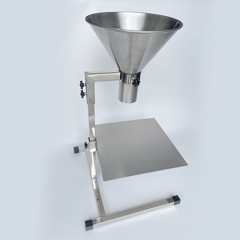 Stainless steel large diameter feeding bucket Packing vacuum bag Anti-oil dispensing artifact funnel with bracket switch universal frame