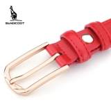 BANDICOOT Кенгуру, ремень, универсальные штаны для школьников, простой и элегантный дизайн, из натуральной кожи, в корейском стиле