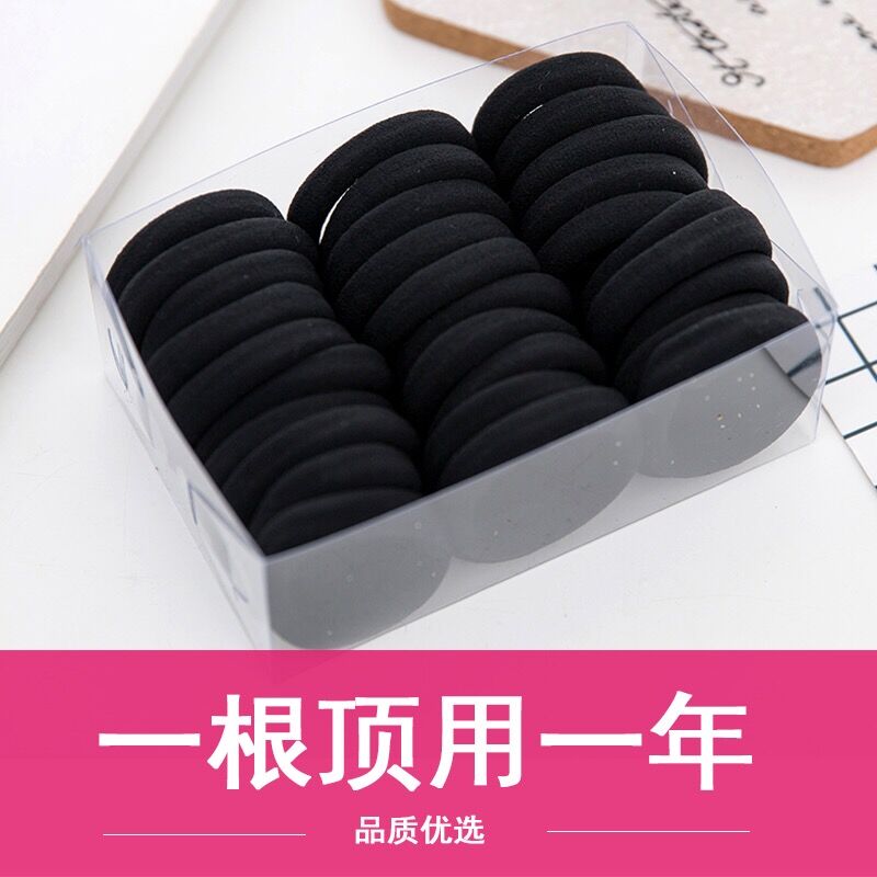5 200 high elastic towel hair ring Korean style head rope seamless rubber band tie hair adult female simple jewelry