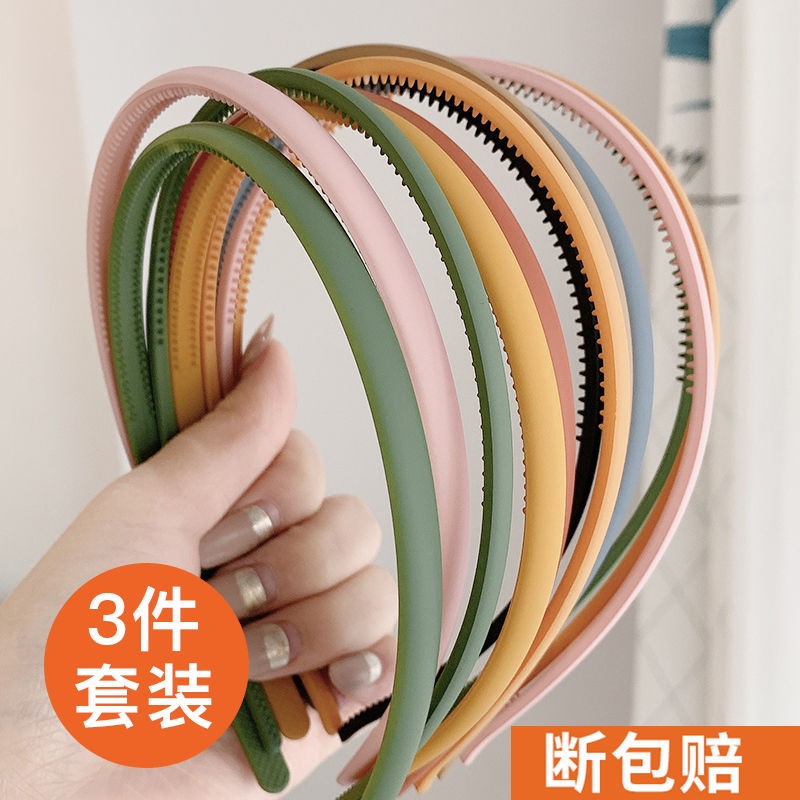 Hair Stirrup Hair Stirrup South Korea Wash Face With Hairpin Press-Resistant Anti-Slip Sweet Mesh Red Broadside Hair Baler Hair Binder Brief Hairpin