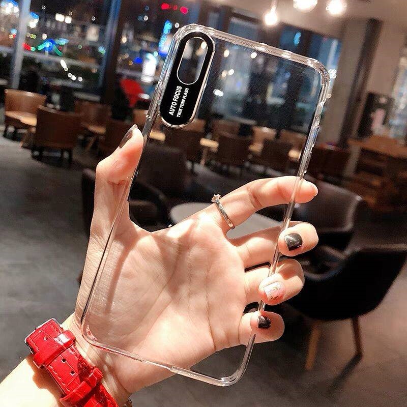 Net red apple X mobile phone protection shell iPhonex xr xsmax anti-fall transparent 6 7 8plus lens to protect men and women
