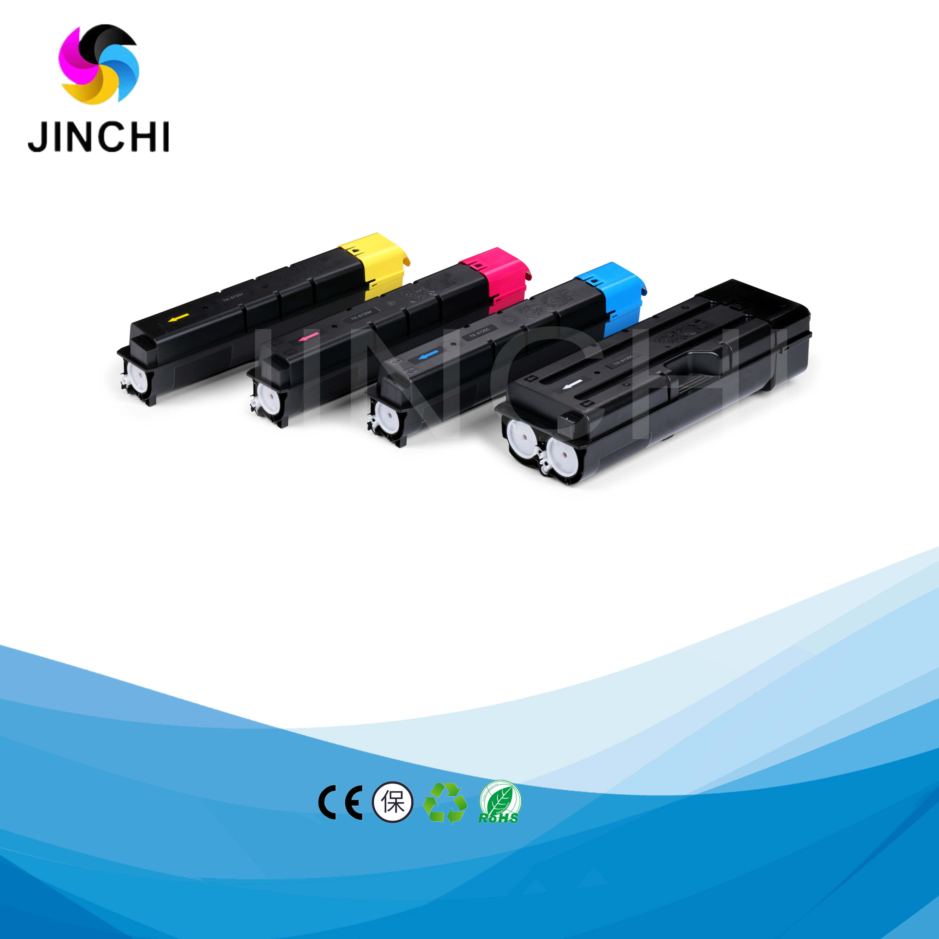 Substitute TK-8725 8726 8727 8728 8729 8729 powder box to apply Kyocera TA7052 8052ci