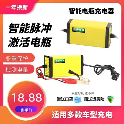 Smart 12v pedal locomotive battery charger lead-acid battery automatic universal repair charger