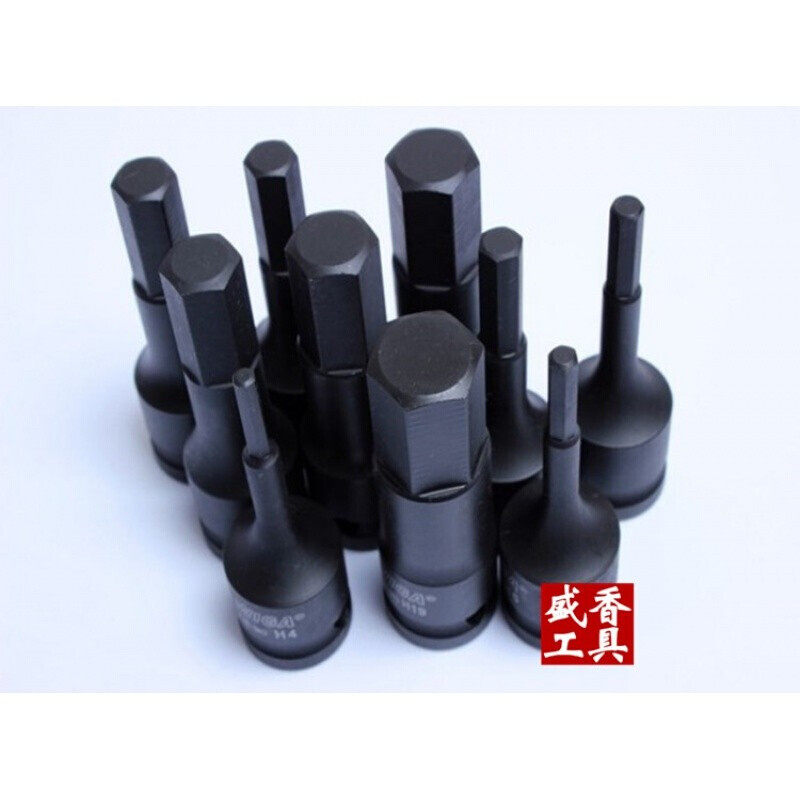 WIGA electro-pneumatic hexagon socket screwdriver head 1 2 pneumatic wrench extension head wrench 60mm78mm