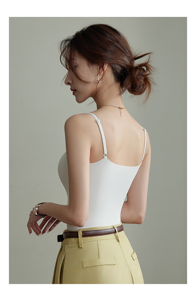 吊带背心女2025新款春夏外穿美背带胸垫免穿文胸一体内搭打底上衣详情13