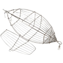 Extra large bait cage olive shaped shrimp cage yellow chicken cage boat fishing shrimp brick stainless steel cage nest cage fishing gear sea fishing