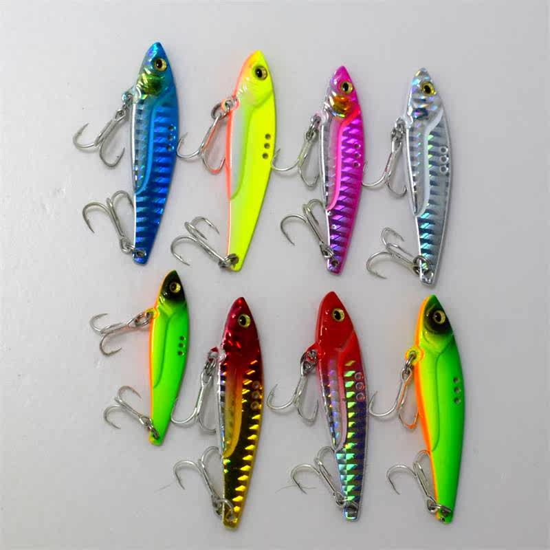 Lujah Bait Metal Dragon Tooth Vib Far Throw Mouth Bass Bass Fish Mandarin Fish Red Tail Light Sea Water Universal Full Swimming Layer Fake Bait