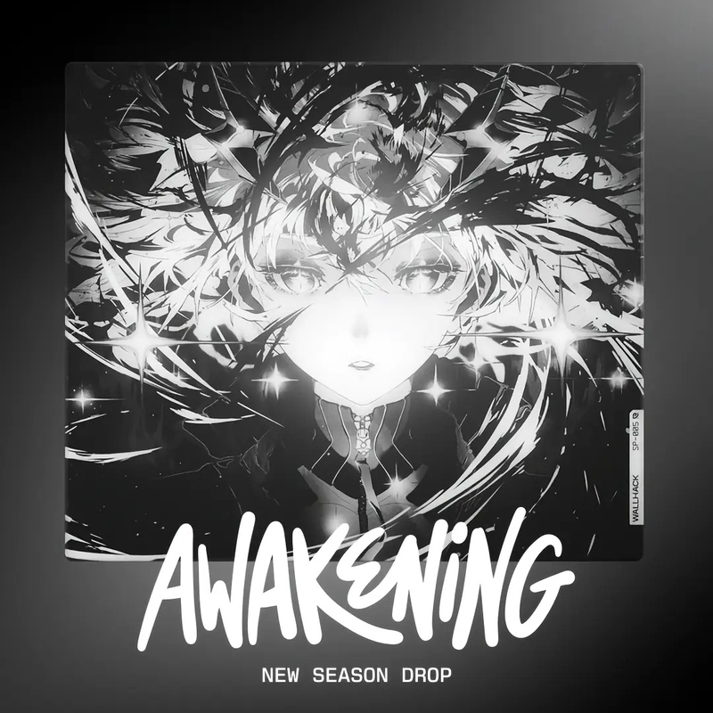 Wallhack Sp005 Awakening Sora Tempered Glass Mouse Pad for E-Sports Games, Fps, Large Size Wallhack Sp005 Awakening Sora Tempered Glass Mouse Pad for E-Sports Games, Fps, Large Size