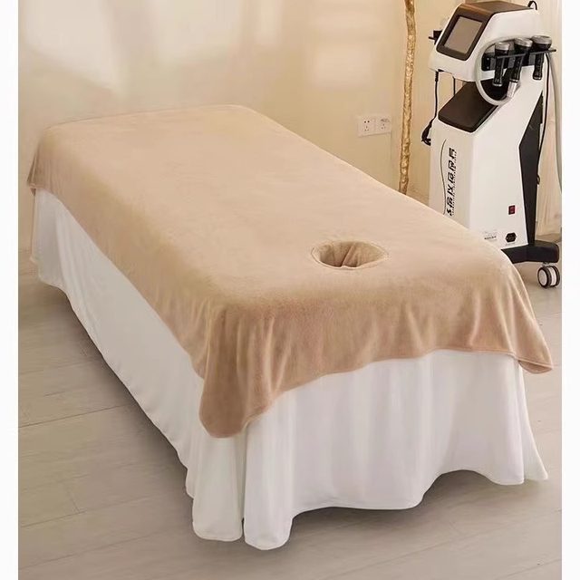 Thickened beauty salon special bed sheets for Zou Hao wash and quick drying with holes massage and physical therapy for skin-friendly sleeping naked