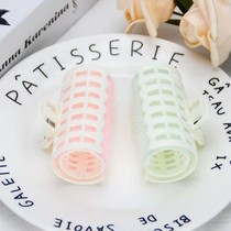 Air bangs curling barrel does not hurt hair hollow roll self-adhesive plastic lazy man big wave eight hair curling barrel