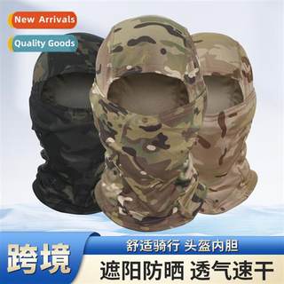 Riding headgear camouflage outdoor tactical mask sunscreen d