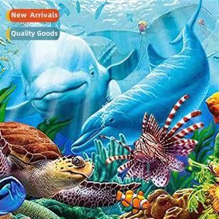 Cross Stch New DIY Underwater World Full Stch Hmade Thread E