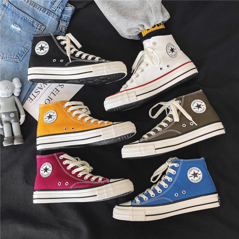 High cylinder sails shoes Men's Korean version Trend 100 lap 2022 Spring new high state shoes Men's wave shoes breathable sliding board shoes