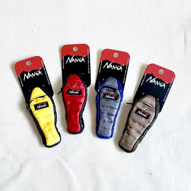 【Add a Touch of Color】Nanga Classic Sleeping Bag Style Keychain Storage Bag Key Holder