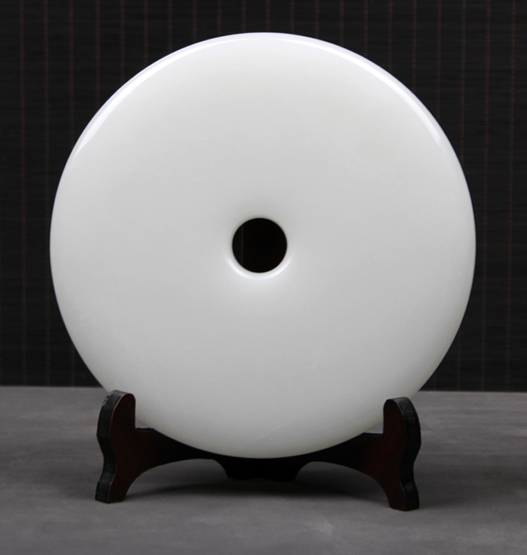 Natural Jade Office Living Room Jade Clasp and the Bi Family Residence Decoration Gift