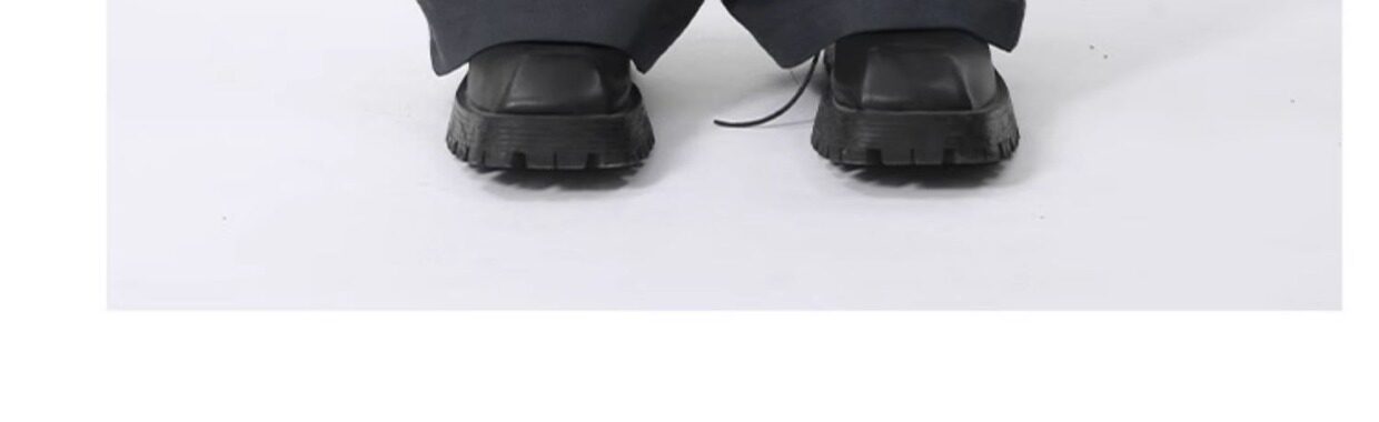 Зичен Зичен оригинал микро Ба брюки мужской сложить швабрый драпировка твердый личность дизайн смысл случайный брюки 