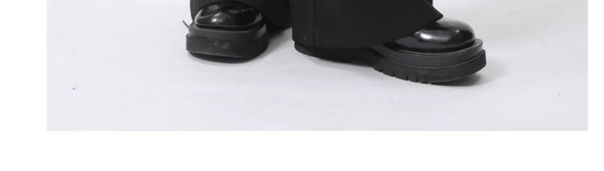 Зичен Зичен оригинал микро Ба брюки мужской сложить швабрый драпировка твердый личность дизайн смысл случайный брюки 