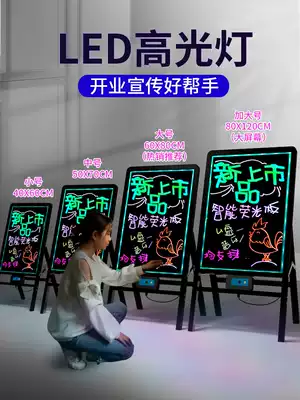 Nail manicure Billboard glowing barbecue shop display stalls night market special LED light box blackboard display