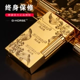 Креативная высококлассная классическая мужская медная ветрозащитная зажигалка