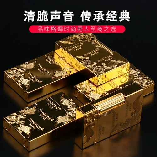 Креативная высококлассная классическая мужская медная ветрозащитная зажигалка